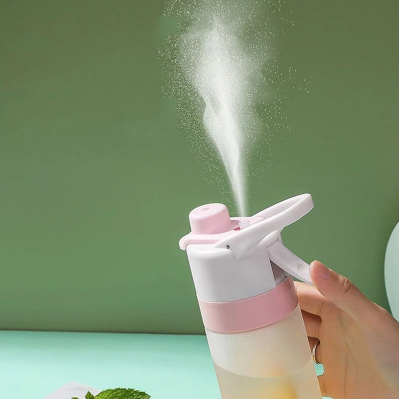 Sprüh wasser flasche für Outdoor Sport Fitness Wasser becher mit großer Kapazität Sprüh flasche Trink geschirr Reise flaschen Küchen-Gadgets Umwelt freundliche große Kapazität Sprüh wasser flasche