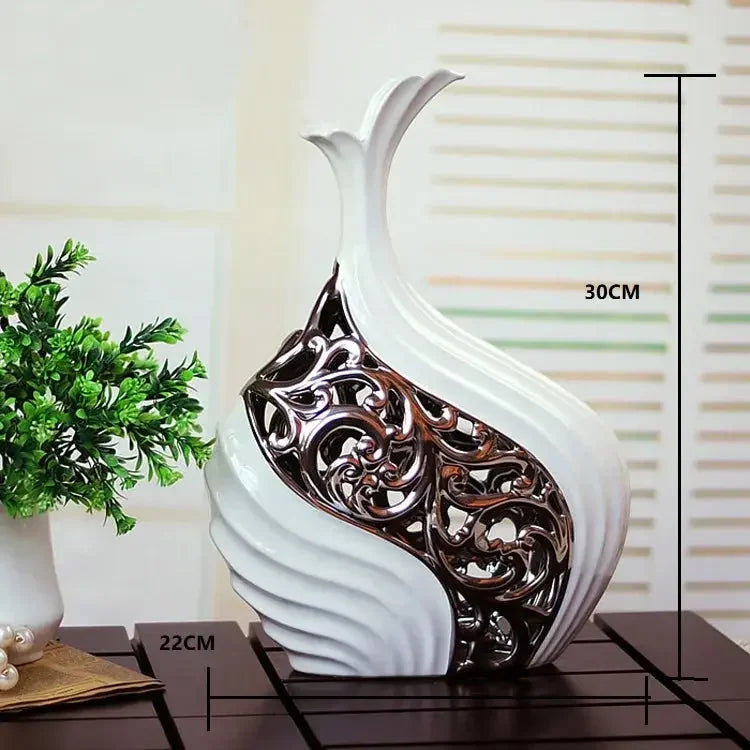 European Wedding Decor Crafts Ceramic Creative Room Decoration Handicraft Porcelain Figurines Decorations W3907 - Confia