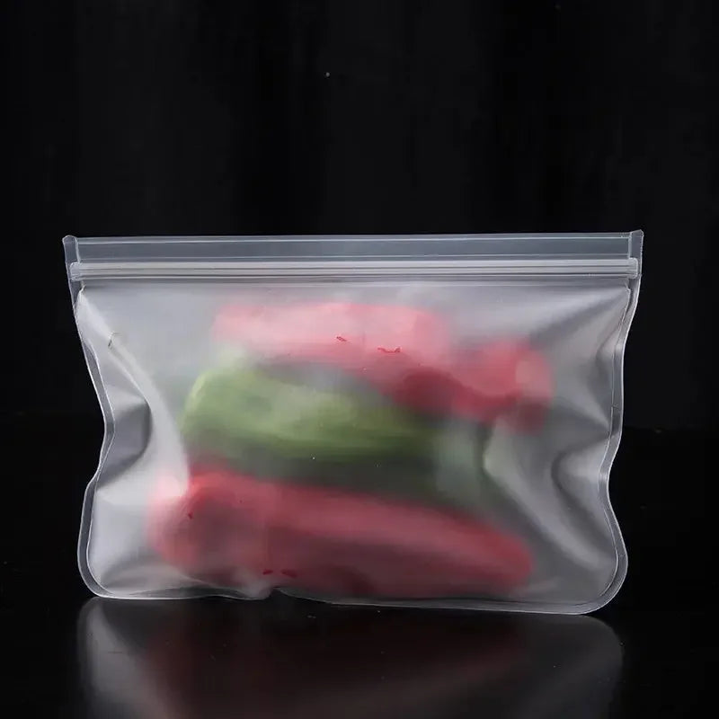 Cadrim Reusable Extra Thick Silicone Food Storage Bags - Confia - reusablefoodstoragebags confia