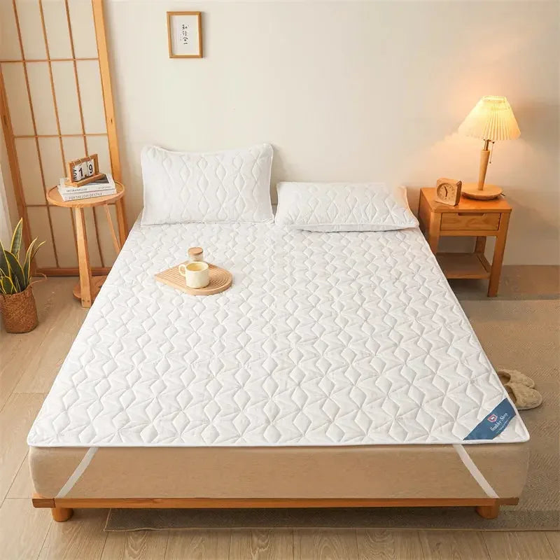 Waterproof Mattress Protector - Breathable Hypoallergenic Noiseless Ultra Soft Fitted Bed Protector - Confia - reusablefoodstoragebags confia