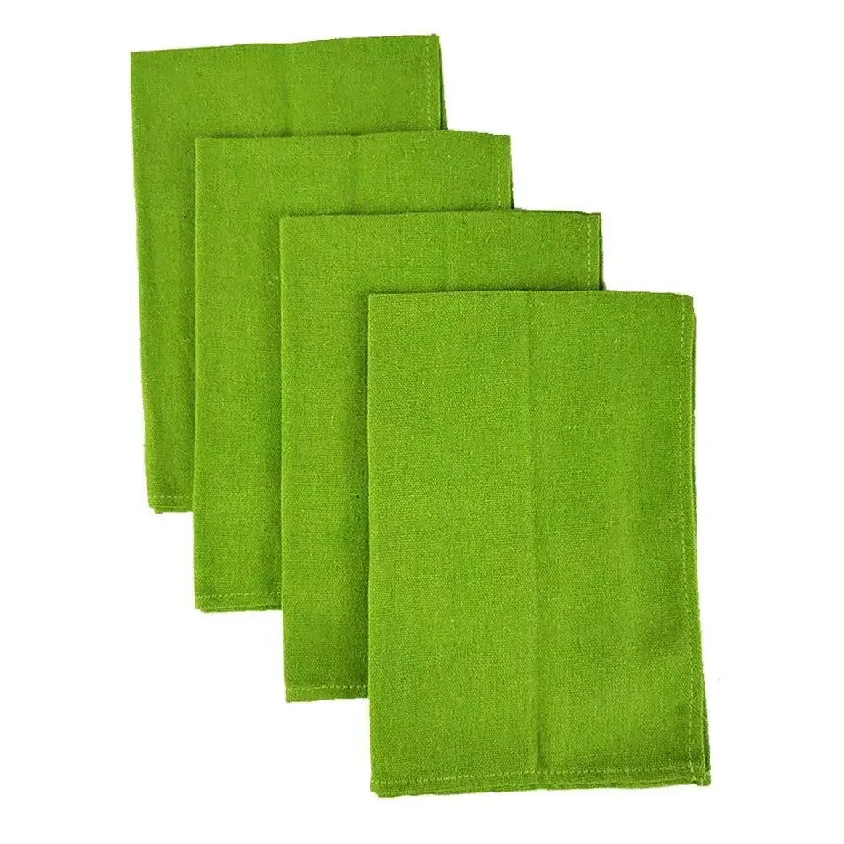 Set of 10 Pack Cocktail Napkins 40 X 40cm Cotton Blend Heavy Fabric Durable Linen Towel for Home Kitchen Wedding Decoration - Confia - reusablefoodstoragebags confia
