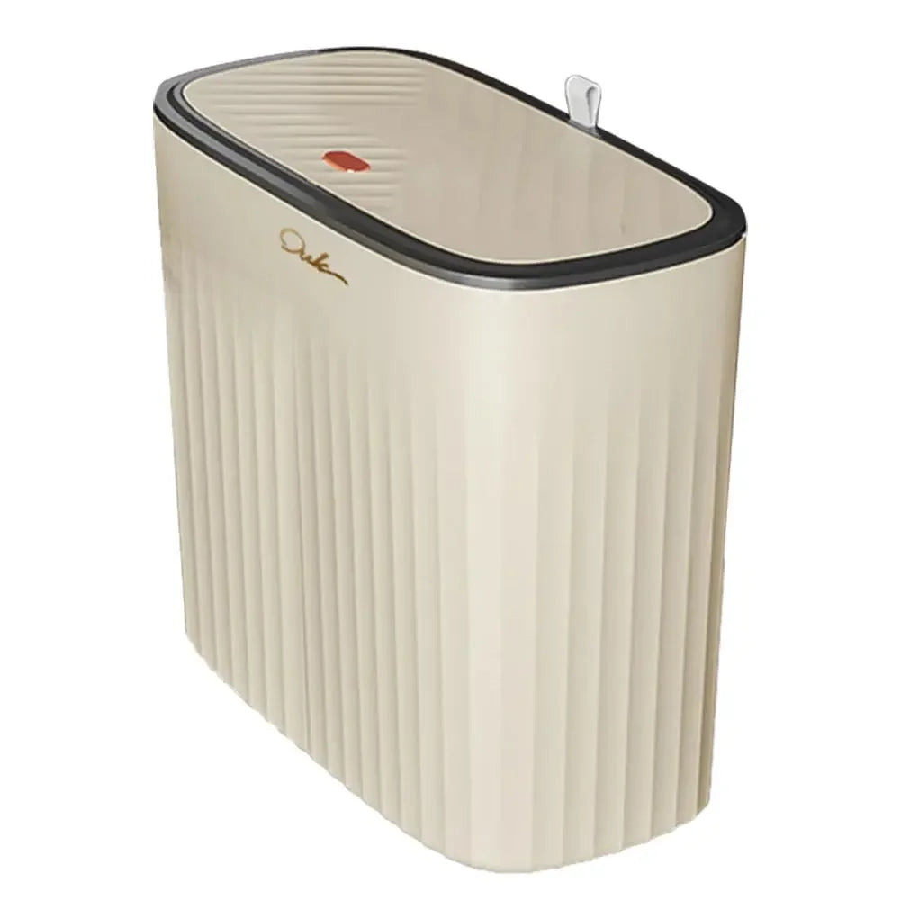 Bathroom Trash Can with Automatic Lid 2 Gallon Motion Sensor Trash Can - Confia - reusablefoodstoragebags confia