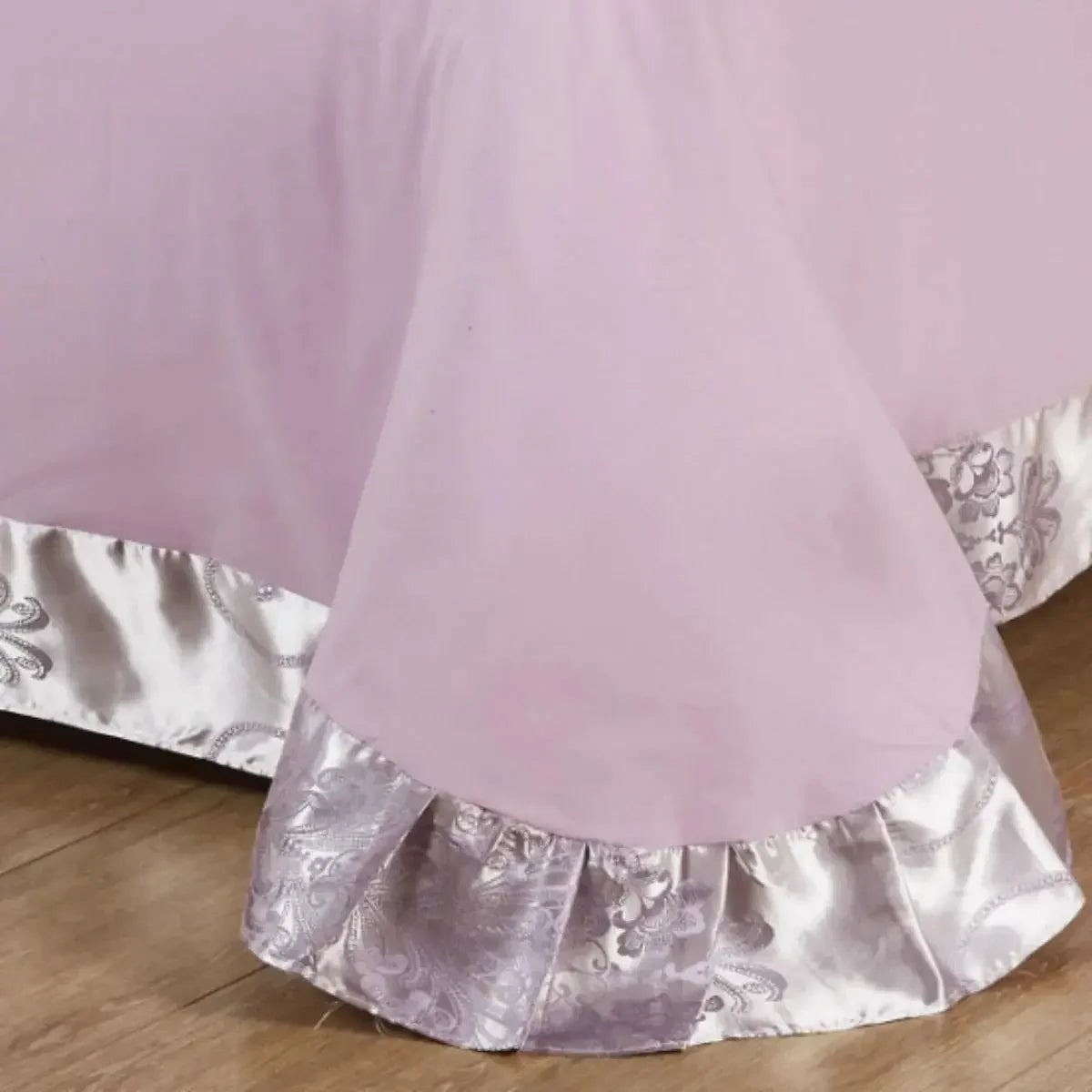 2-3 PCS Satin Jacquard Bed Decor Set 1or2 PillowCover 1 Sheet 180*230/240*250cm, PillowCover 48*74cm Shrinkagefree Fade Resist - Confia - reusablefoodstoragebags confia