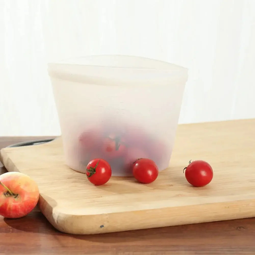 Silicone Food Storage Bags: Keep Your Food Fresh and Organized - Confia - reusablefoodstoragebags confia