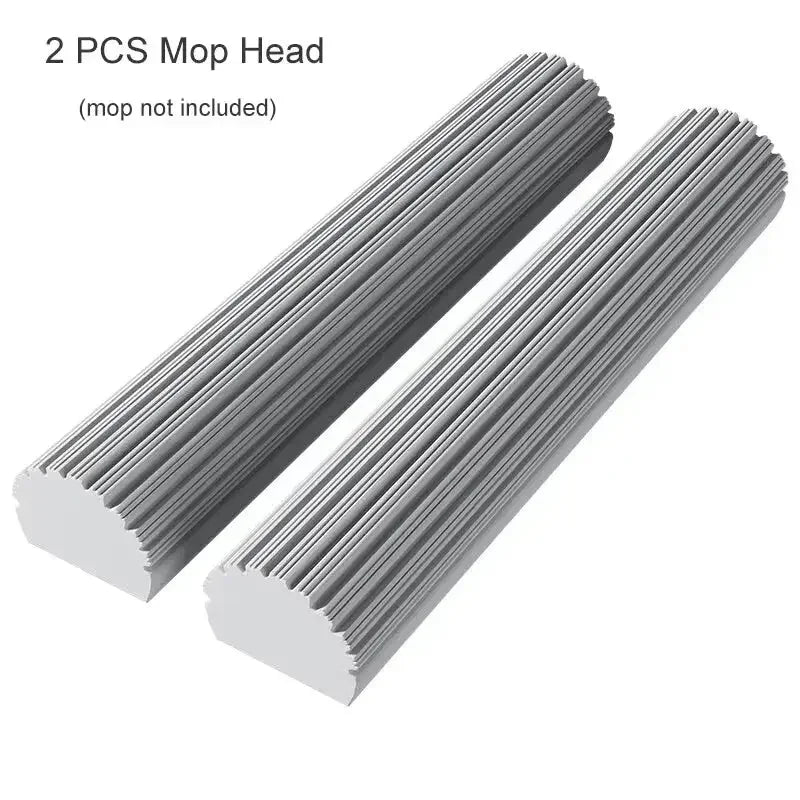 Collodion Mop Foldable Water Free Hand Washing Squeeze with Stainless Steel Handle, Foam Sponge Mop for Hardwood Laminate Tile - Confia - reusablefoodstoragebags confia