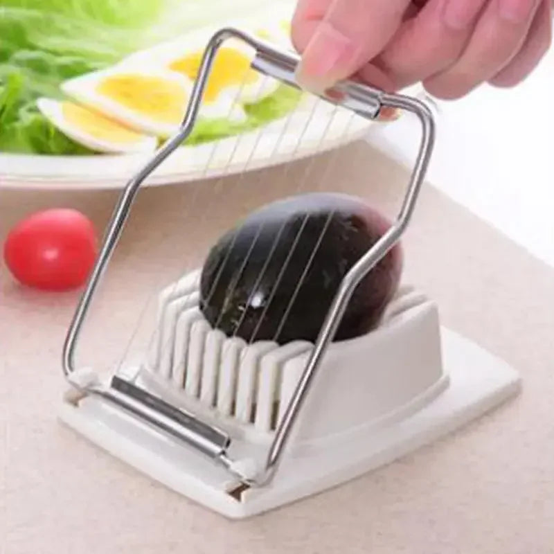 Kitchen Accessories Egg Slicers Chopper Stainless Steel Fruit Salad Cutter Egg Tools Manual Food Processors Kitchen Tool Gadgets - Confia