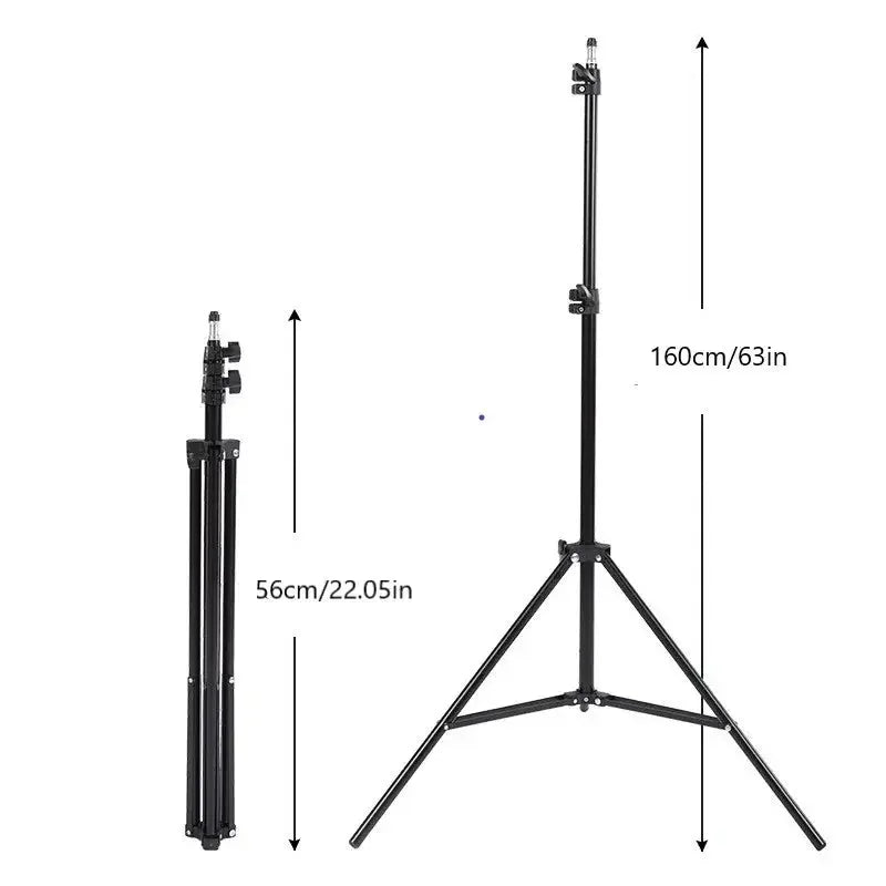 Mobile Phone Live Support Photo Tripod Multi-functional Video Recording Selfie Landing Tripod Made for Phones, Ring Light, Gopro, Camera - Confia