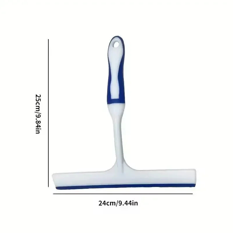 Multi-Functional Shower Squeegee, Household Cleaning Tools, Mirror Wiper, Glass Window Cleaner Squeegee, Apply to Tiles, Shower Doors, Bathroom, Mirrors, and Car Windows, Glass Doors (po1) - Confia - reusablefoodstoragebags confia