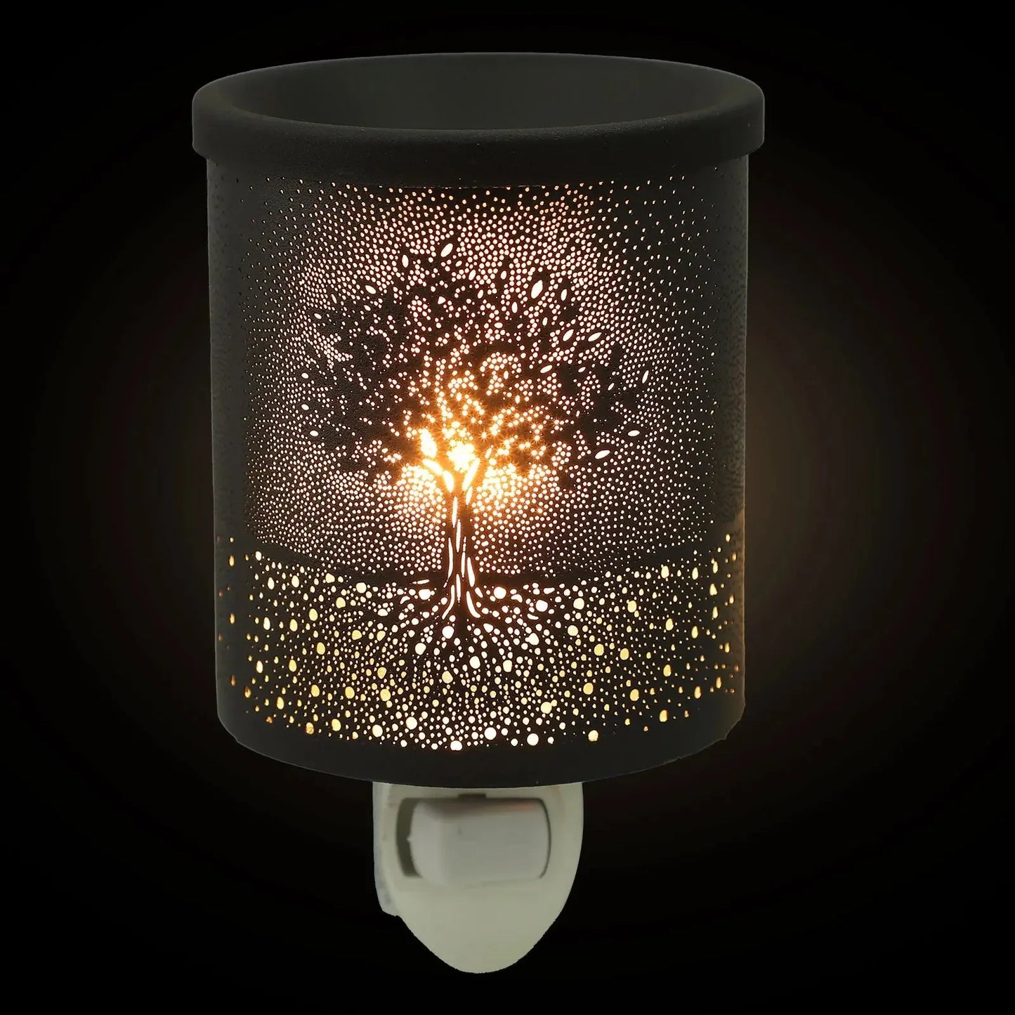 Metal In Wax Warmer Electric Burner Melter | Scented Oil Night Lamp Aromatherapy Furnace Bedroom Decor Gift | Candle Warmer Lamp - Confia - reusablefoodstoragebags confia