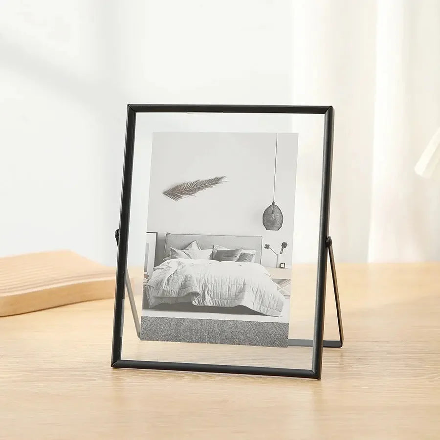 4/6inch Photo Frame Simple Style Transparent Acrylic Frames for DIY Handmade Pictures Christmas Gift Home Tabletop Decoration - Confia