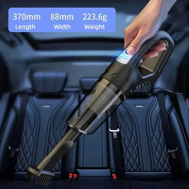 Car Multipurpose Vacuum Cleaner Handheld Powerful Suction Rechargeable Car and Home Dual Use Small Wireless Vacuum Cleaner - Confia - reusablefoodstoragebags confia