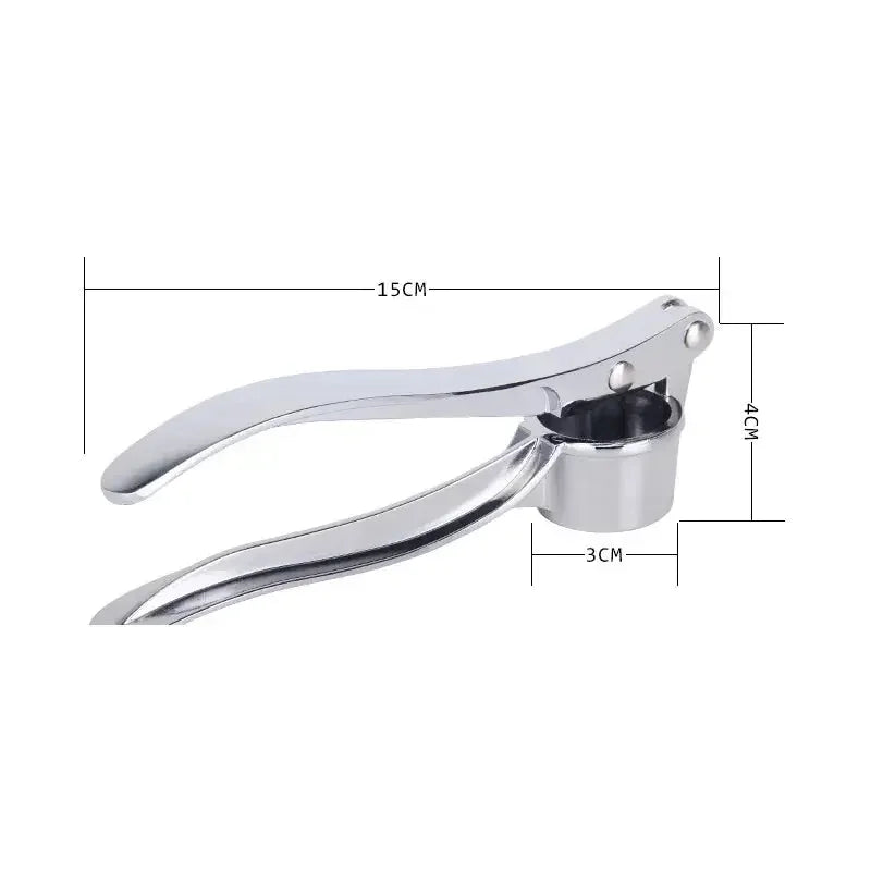 Kitchen Stainless Steel Garlic Smasher Squeezer Manual Press Grinding Tool Kitchen Accessories Kitchen Gadgets and Accessories - Confia
