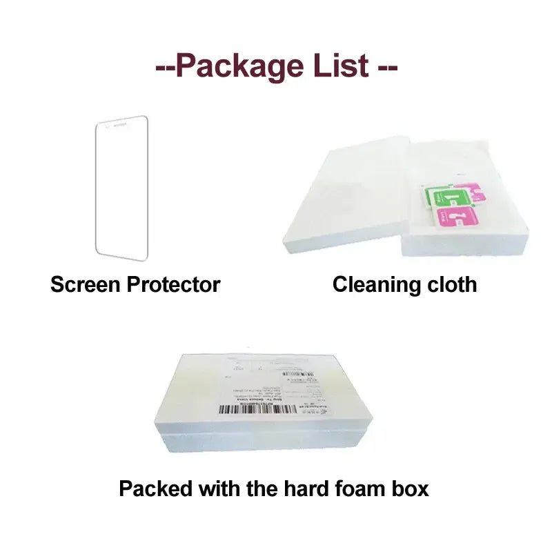 3Pcs Glass For iPhone Screen Protector Glass, Protective Phone Film For iPhone 16 Pro Max 15 Plus - Confia - reusablefoodstoragebags confia