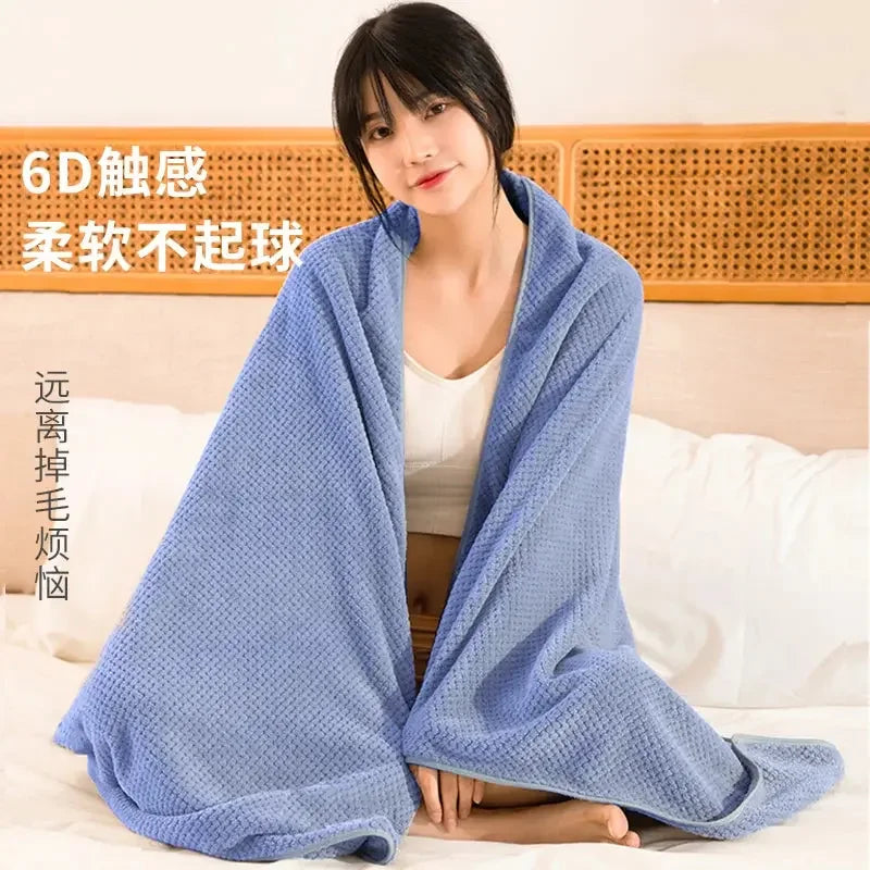 Bathing Towels, Household Ultra-Fine Fiber Towels - No Shed Hair Lightweight & Quick Drying | Ultra Absorbent Towel - Confia - reusablefoodstoragebags confia