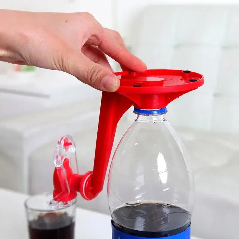 Soda Dispense Gadget Coke Party Drinking Fizz Saver Dispenser Water Machine Down Drinking Water Drink Dispenser Mini Tool Multicolor - Confia