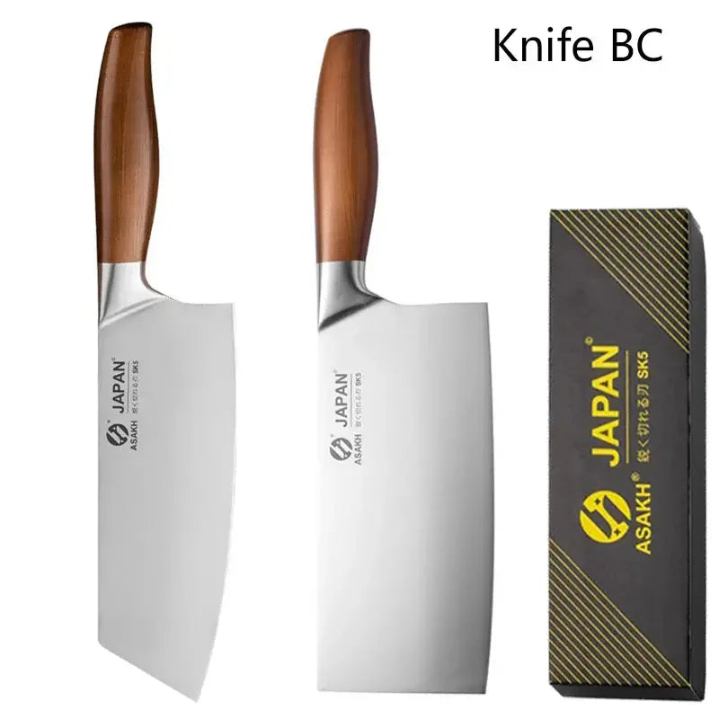 Professional Chef Knives Japanese Kitchen Knife Meat Fish Slicing Vegetable Cutter Butcher Cleaver Sashimi Cooking Utility Knife - Confia