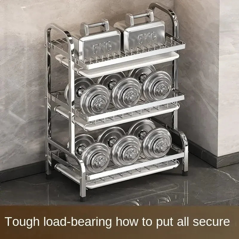 2 Tier Black Large Stainless Steel Dish Drainers Drying Rack for Kitchen Counter with Drainboard - Confia - reusablefoodstoragebags confia