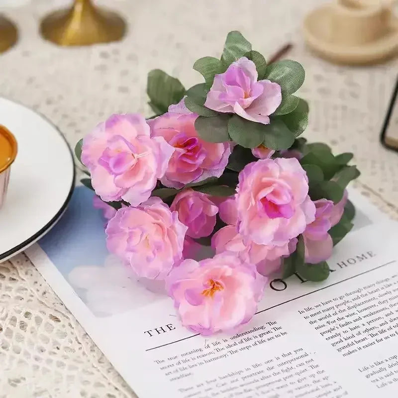 Artificial Baby Breath Faux Flowers for Vases White Color, Height 20", 4 pcs Real Touch Flowers for Wedding Party DIY Wreath Floral Arrangement Home Decoration - Confia