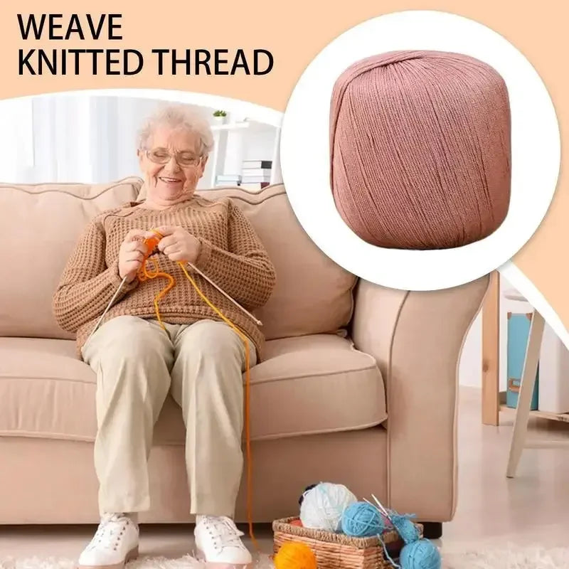 Soft Crochet Knitting Weaving Cotton Thread Wool Yarn Scarf Hand-Weaving Sweater Needle Knitting Yarn Thread Soft Comfortable - Confia