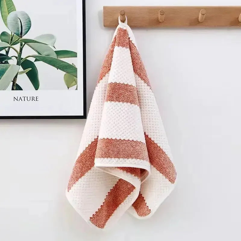 Bath Towel Washcloth Microfiber Towels for Bath Solid Color Soft Absorbent Towels Multipurpose Use For Hotel Bathroom - Confia - reusablefoodstoragebags confia
