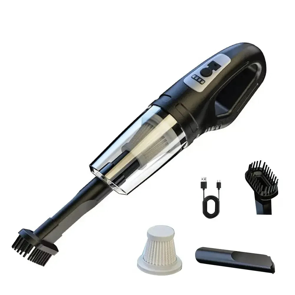 Car Multipurpose Vacuum Cleaner Handheld Powerful Suction Rechargeable Car and Home Dual Use Small Wireless Vacuum Cleaner - Confia - reusablefoodstoragebags confia