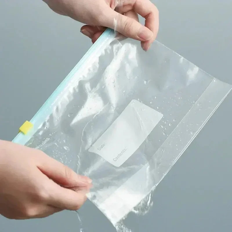 Reusable Storage Bags, Zipper Lock Bags, Food Grade Transparent Storage Bags - Confia - reusablefoodstoragebags confia