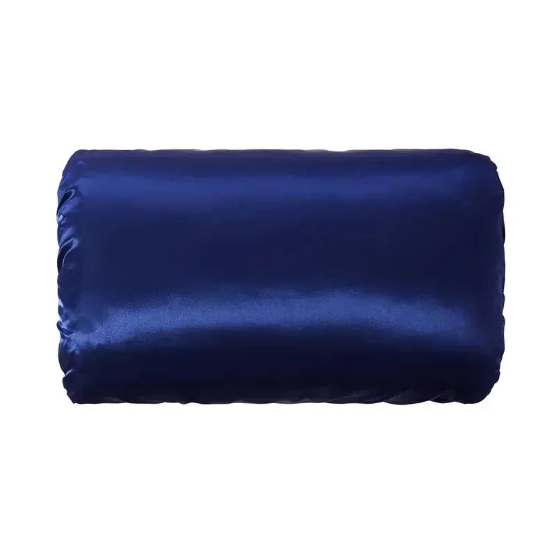 2pc Elastic band Pillow case 100% Satin pillowcase solid color pillow Good for Prevent Hair Knots & Bead head - Confia - reusablefoodstoragebags confia