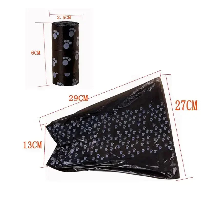 20 Rolls Dog Poop Bag Outdoor Cleaning Poop Bag Puppy Walking and Travel, Leak Proof and Tear Resistant, Thick Plastic - Multi Colors - Confia - reusablefoodstoragebags confia