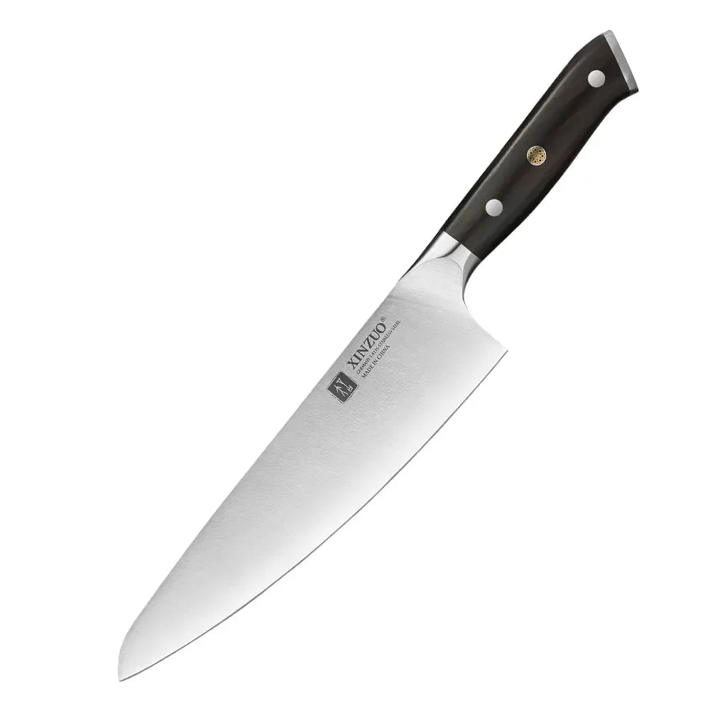 XINZUO Classic Design 8.3'' Chef Knife Kitchen Knife 56-58HRC German 1.4116 Steel Razor Sharp Cutting Meat With Comfort Handle - Confia