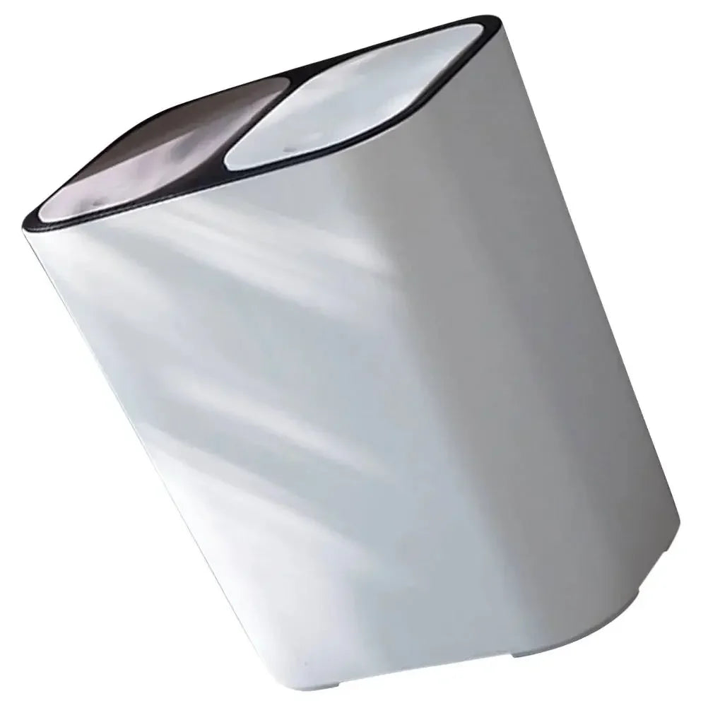 Kitchen Trash Can with Lid Household Classified with dual compartment Garbage Basket (15l ) Bin Home Wastebasket Bins - Confia - reusablefoodstoragebags confia