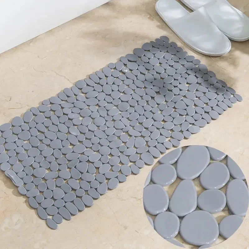 Bathroom Mat Bathtub Bath Mat PVC Large Bathtub Safety Shower Non-slip Bath Mats With Suction Cups Floor Mat - Confia - reusablefoodstoragebags confia