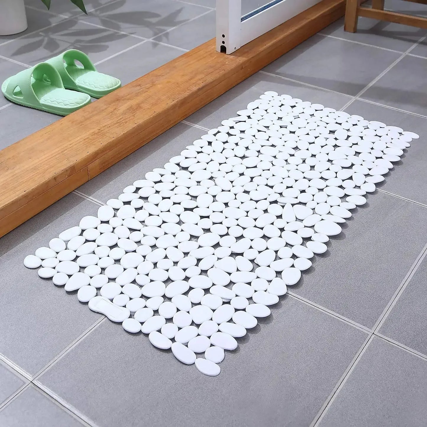 Bathroom Mat Bathtub Bath Mat PVC Large Bathtub Safety Shower Non-slip Bath Mats With Suction Cups Floor Mat - Confia - reusablefoodstoragebags confia