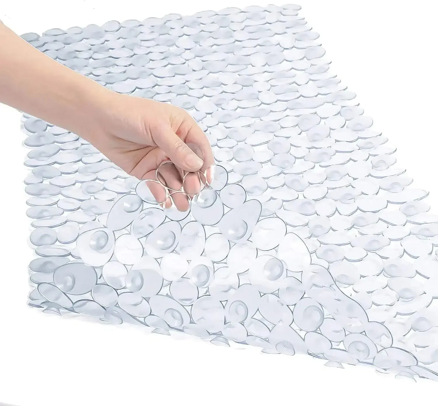 Bathroom Mat Bathtub Bath Mat PVC Large Bathtub Safety Shower Non-slip Bath Mats With Suction Cups Floor Mat - Confia - reusablefoodstoragebags confia