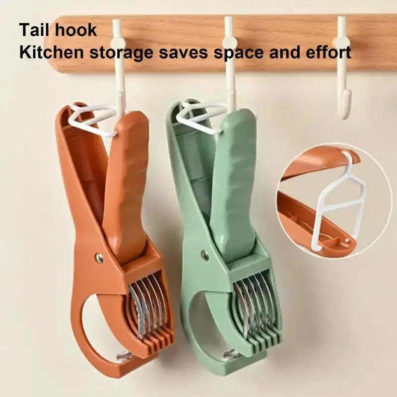 Salad Cutter Chopper Portable Manual Fruit Slicer Creative Vegetable Slicer Kitchen Gadgets Chopping Tool Press Banana Slicer - Confia