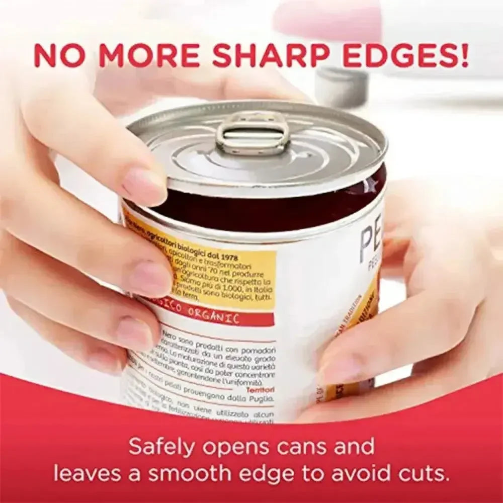 Electric Can Opener for Kitchen Usage, Automatic One Touch Can Openers for Most of Standard-Size Pop-Top Cans, Smooth Edge Can Opener Electric for Seniors - Confia