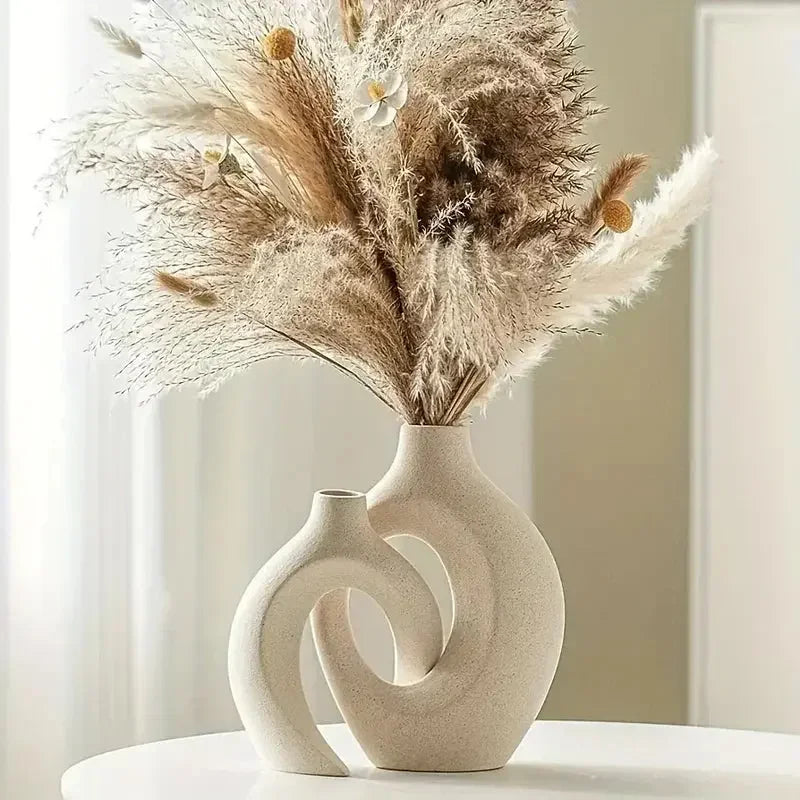 ceramic vase works of art, living room bedroom study café and other ornaments, gifts for lovers during festivals. - Confia