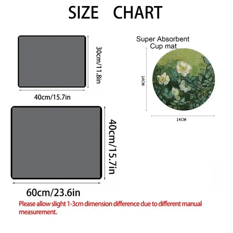 Bath Mats Cute Cat Dog Diatom Ooze Kitchen Accessories Prayer Mat Diatomaceous Earth Mat Non-Slip Super Absorbent Quick Drying Bathroom Mat Natural, Easy to Clean - Confia - reusablefoodstoragebags confia