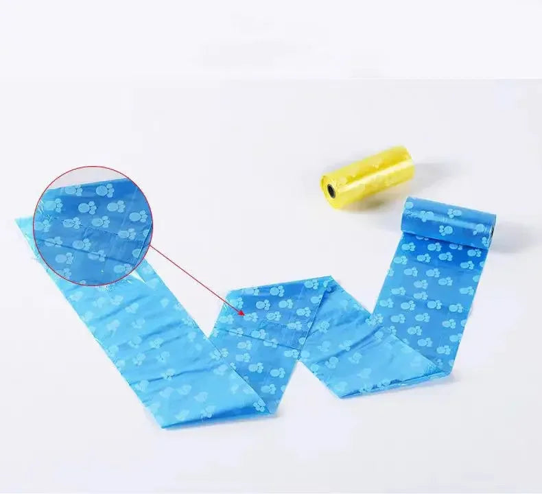 20 Rolls Dog Poop Bag Outdoor Cleaning Poop Bag Puppy Walking and Travel, Leak Proof and Tear Resistant, Thick Plastic - Multi Colors - Confia - reusablefoodstoragebags confia