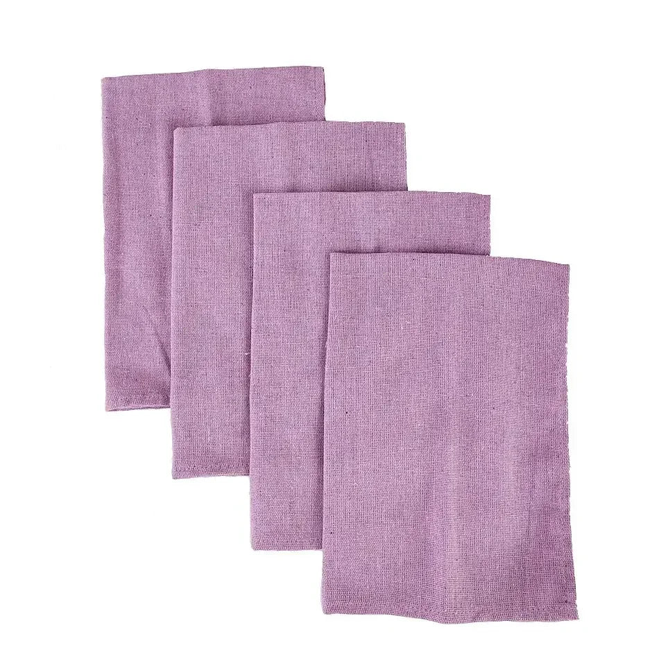 Set of 10 Pack Cocktail Napkins 40 X 40cm Cotton Blend Heavy Fabric Durable Linen Towel for Home Kitchen Wedding Decoration - Confia - reusablefoodstoragebags confia