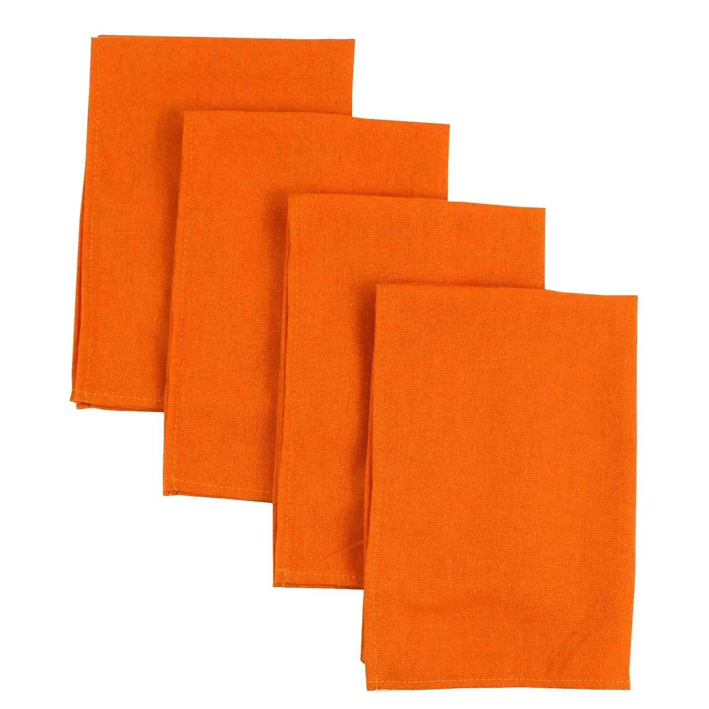 Set of 10 Pack Cocktail Napkins 40 X 40cm Cotton Blend Heavy Fabric Durable Linen Towel for Home Kitchen Wedding Decoration - Confia - reusablefoodstoragebags confia