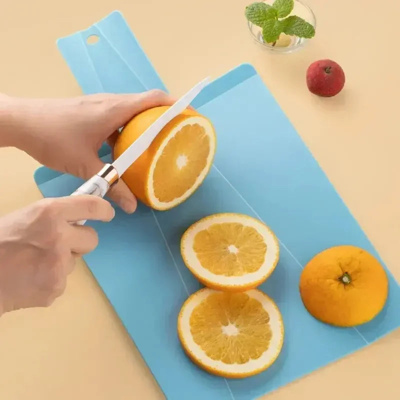Portable Foldable Chopping Board Folding Plastic Kitchen Food Cutting Boards Veggies Fruit for Chopping - Dicing - Slicing - Confia