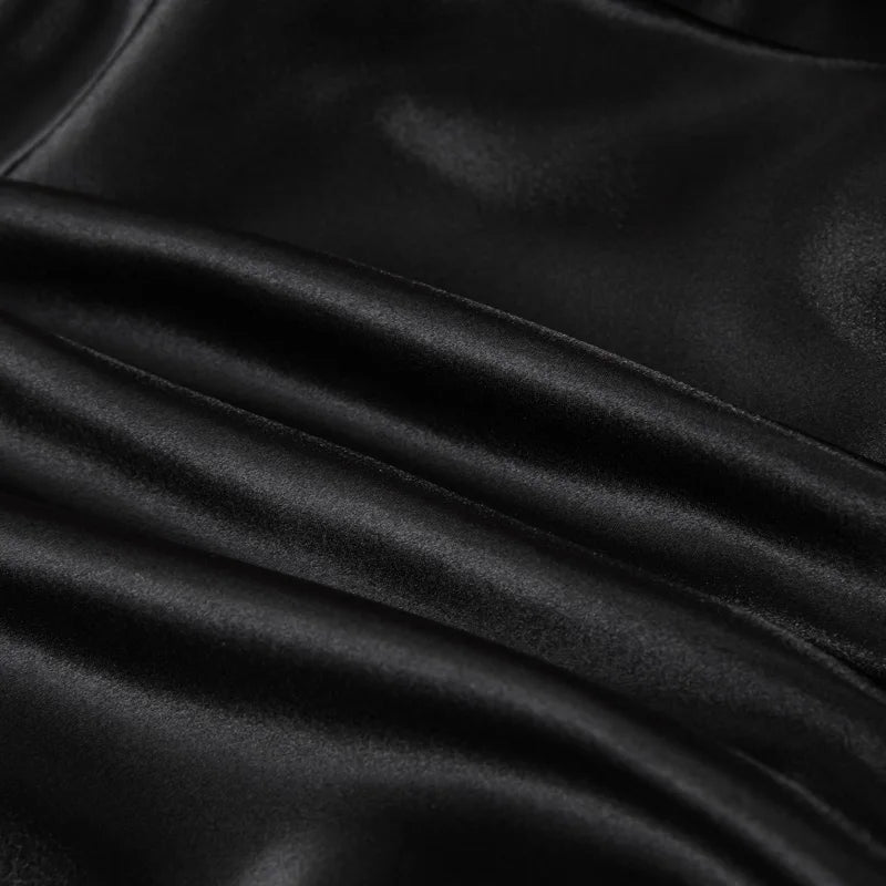 Satin Surface Duvet Cover Colored Bedding Set Queen Size Quilt Cover High Quality Skin-Friendly Fabric Bedding No Sheet