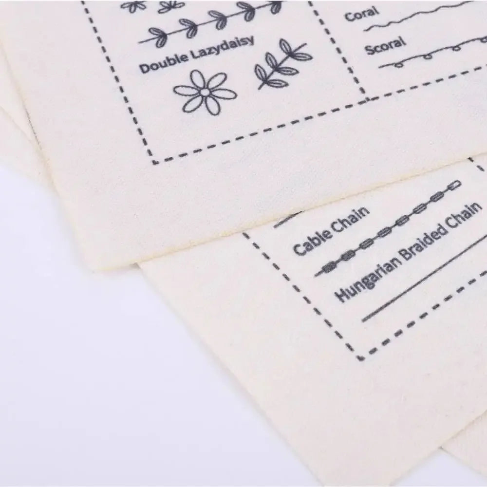 Embroidery Basic Needle Method Handmade Embroidery Pattern Books DIY Stitch Book Embroidery Stitch Book Embroidery Book - Confia