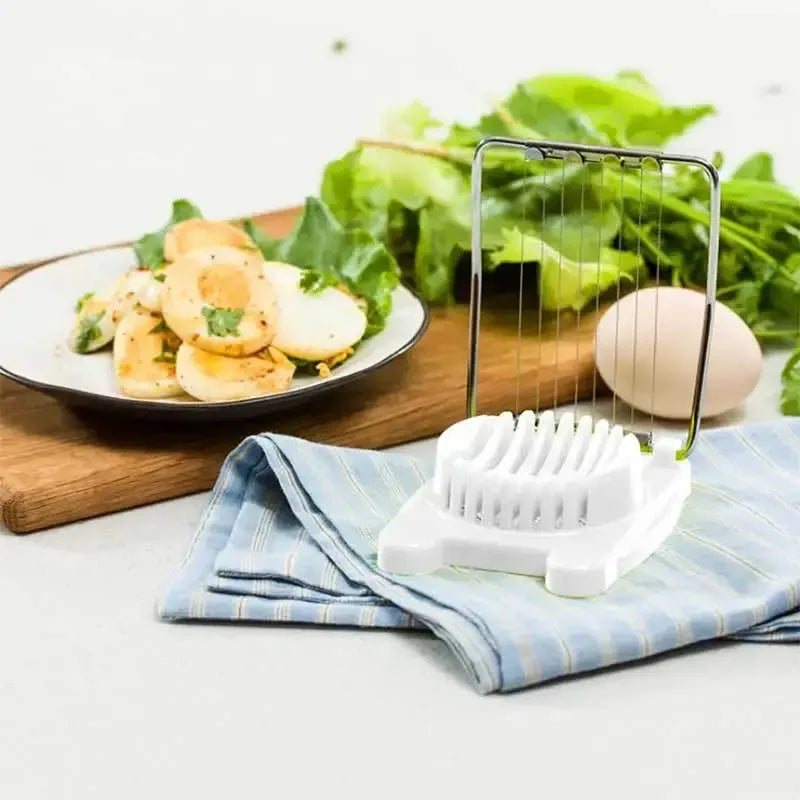 Kitchen Accessories Egg Slicers Chopper Stainless Steel Fruit Salad Cutter Egg Tools Manual Food Processors Kitchen Tool Gadgets - Confia