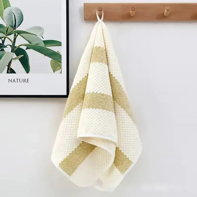Bath Towel Washcloth Microfiber Towels for Bath Solid Color Soft Absorbent Towels Multipurpose Use For Hotel Bathroom - Confia - reusablefoodstoragebags confia