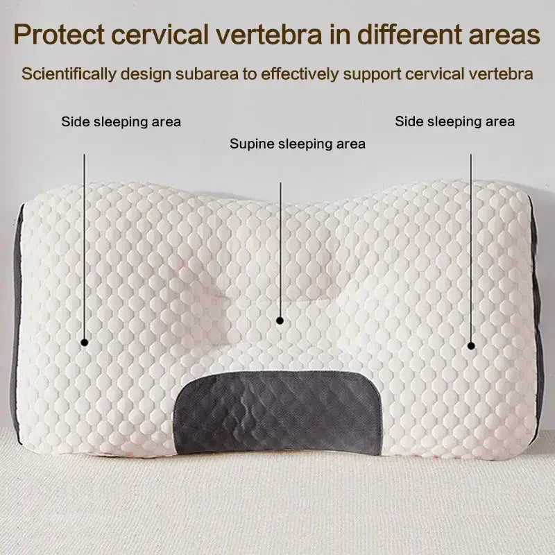 Neck Pillow Help Sleep And Protect The Neck Cervical Orthopedic Cool Gel Memory Foam Orthopedic Neck Support Pillow for Sleeping, Neck & Shoulder Pain - Confia - reusablefoodstoragebags confia