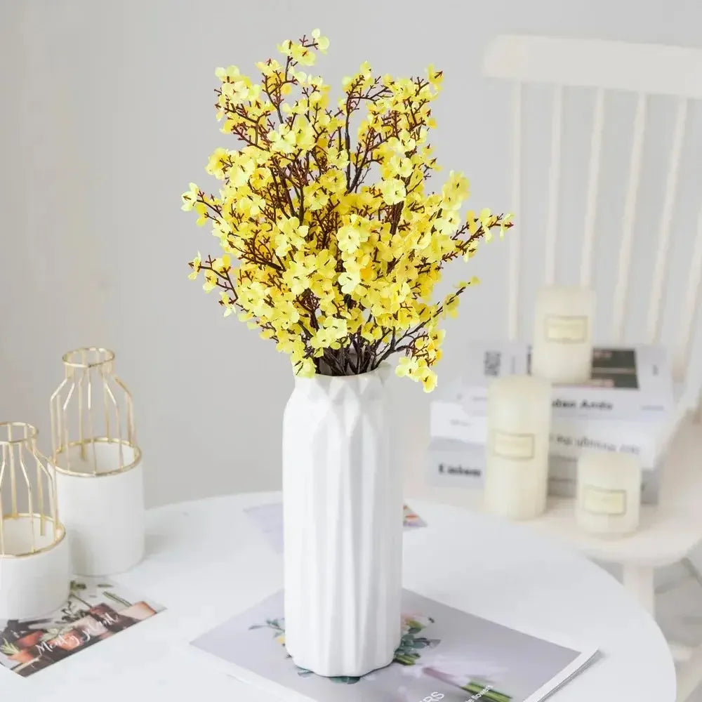 Artificial Flowers - Fake Babys Breath Flowers Gypsophila Bouquet Bulk Real Touch Faux Silk Flower for Vase, DIY Home Office Wedding Party Decoration - Confia