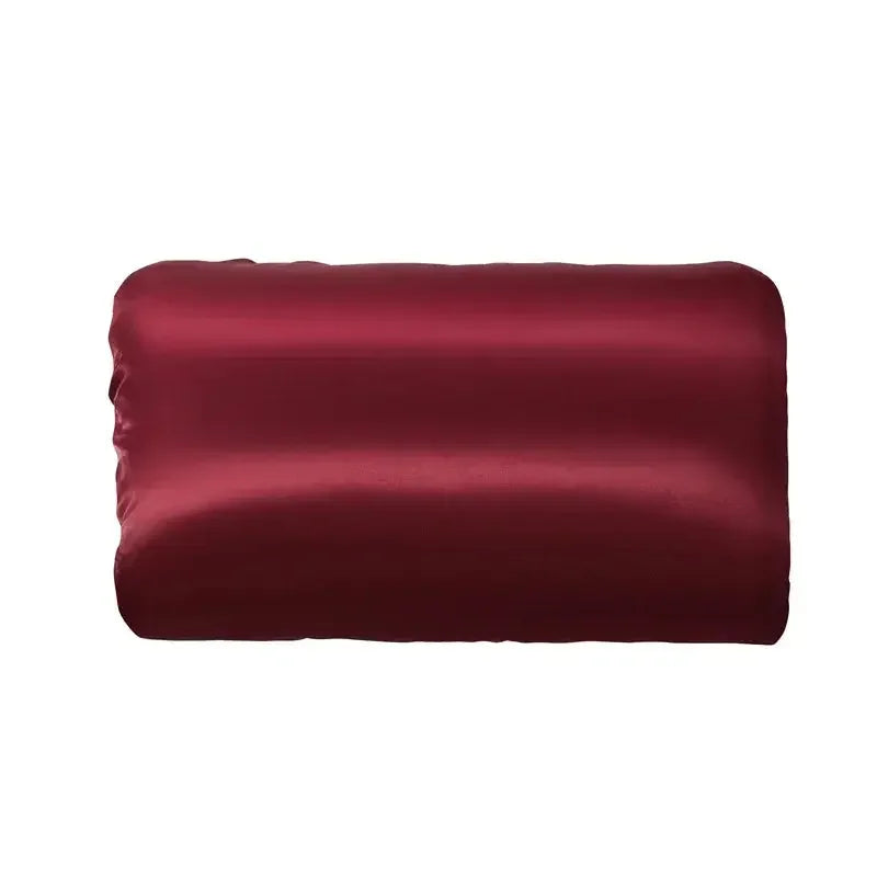 2pc Elastic band Pillow case 100% Satin pillowcase solid color pillow Good for Prevent Hair Knots & Bead head - Confia - reusablefoodstoragebags confia
