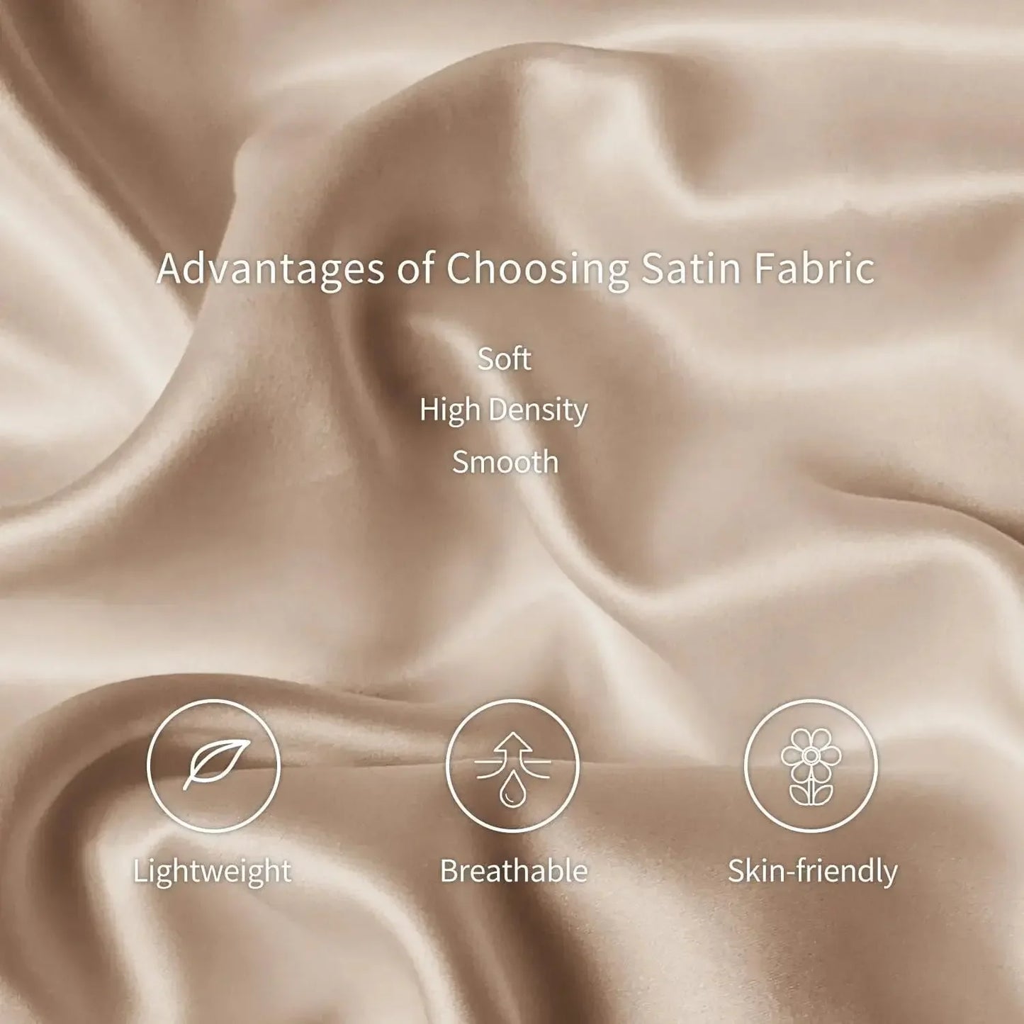 1pc Boost Beauty Sleep Silky Satin Pillowcases: Cooling, Hair and Skin-Friendly, Easy-Care - Confia - reusablefoodstoragebags confia