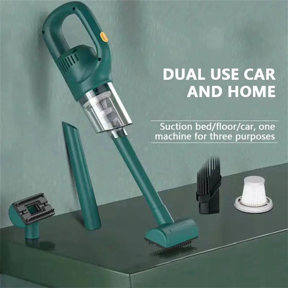 Wireless Handheld Vacuum Cleaner Cordless Handheld Chargeable Auto Vacuum for Home & Car & Pet Mini Vacuum Cleaner 50000Pa - Confia - reusablefoodstoragebags confia